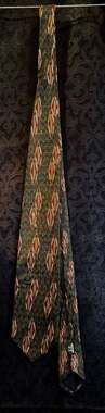 Silk Tie Geometric Pattern